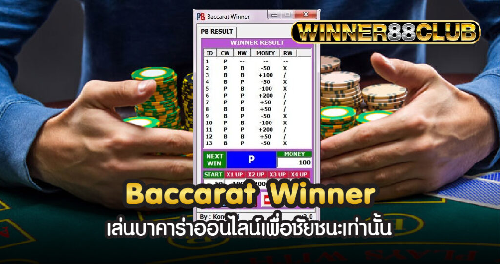 Baccarat Winner